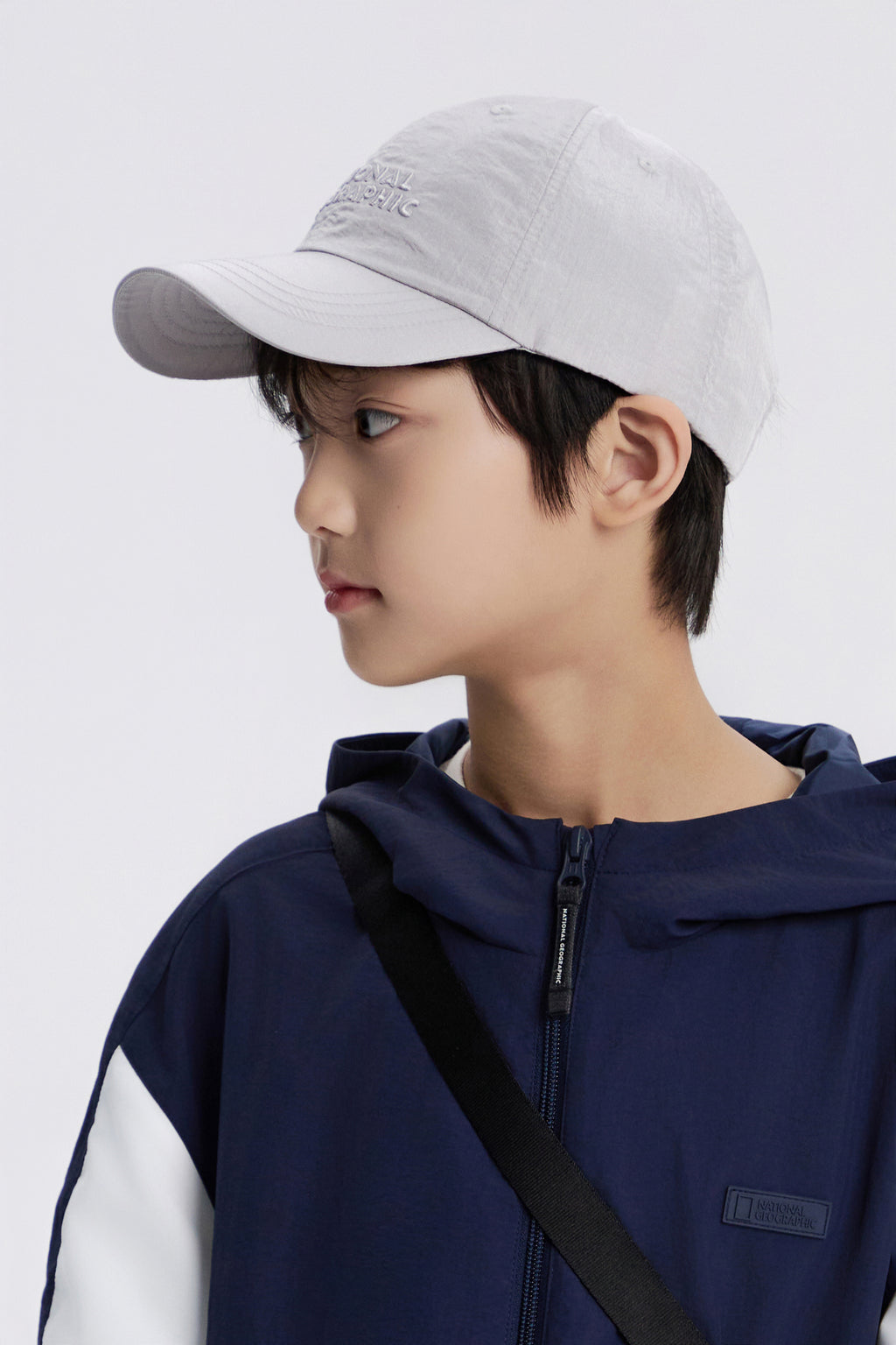 Kids Lightweight Logo Cap- Grey