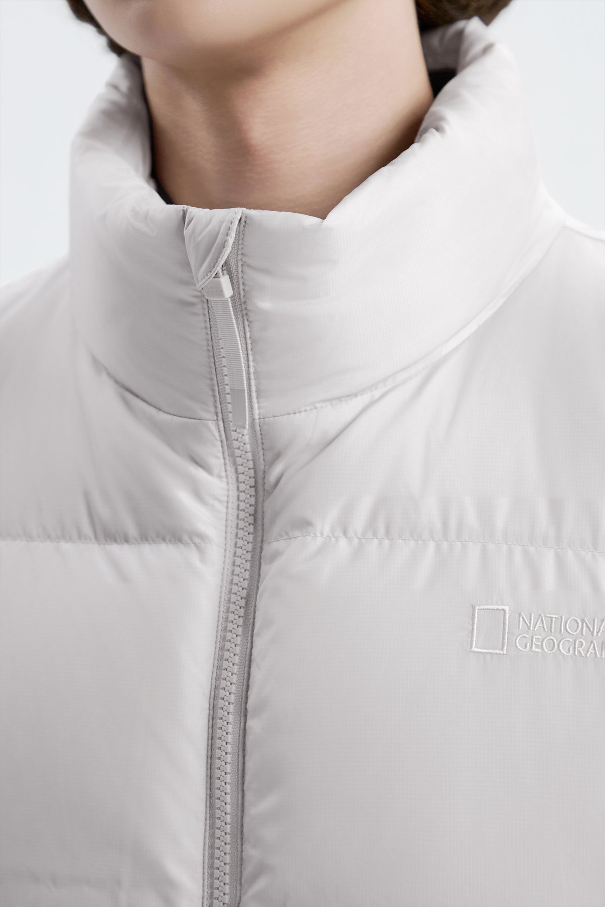 Unisex Eira High-Neck Puffer Goose Down Vest