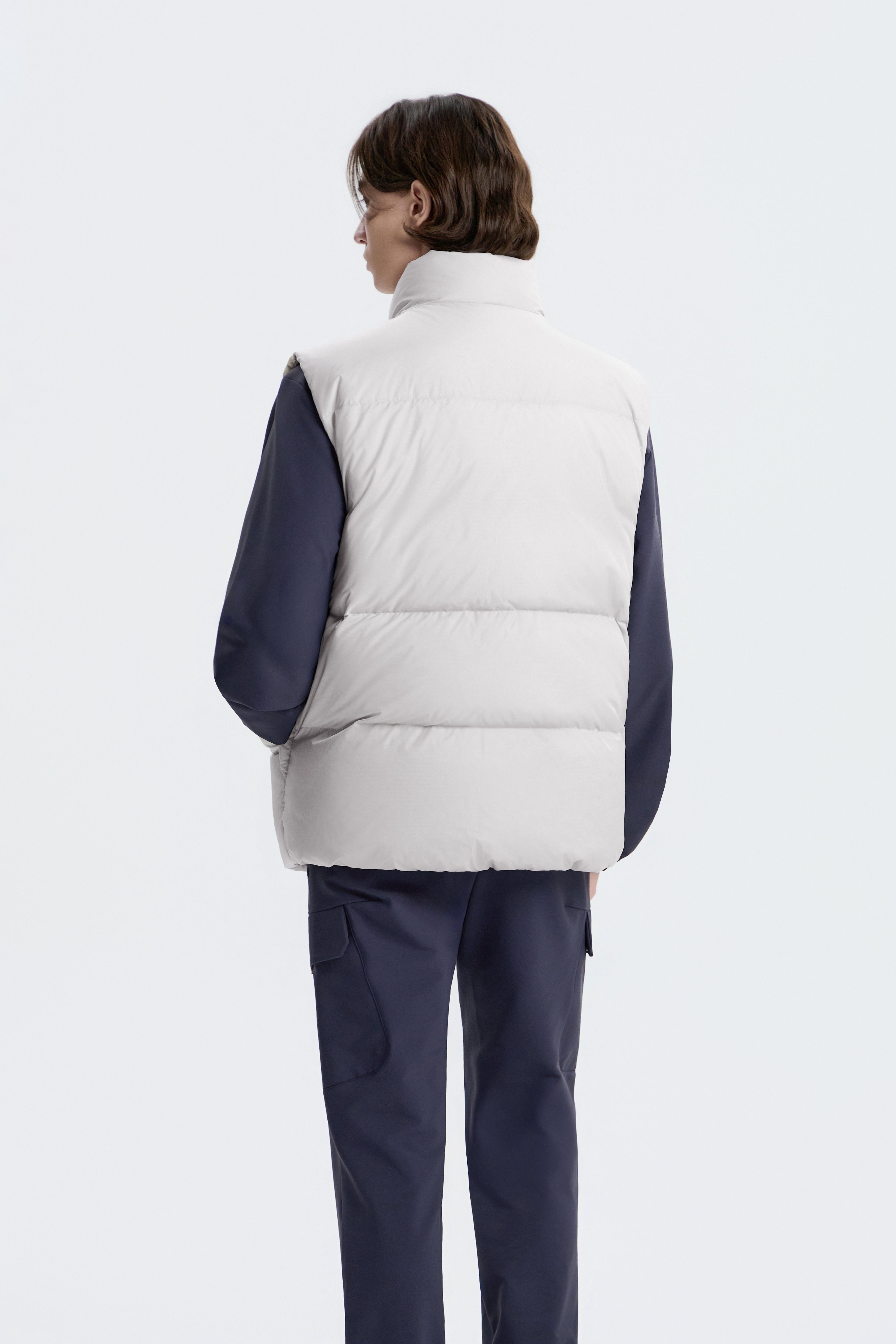 Unisex Eira High-Neck Puffer Goose Down Vest