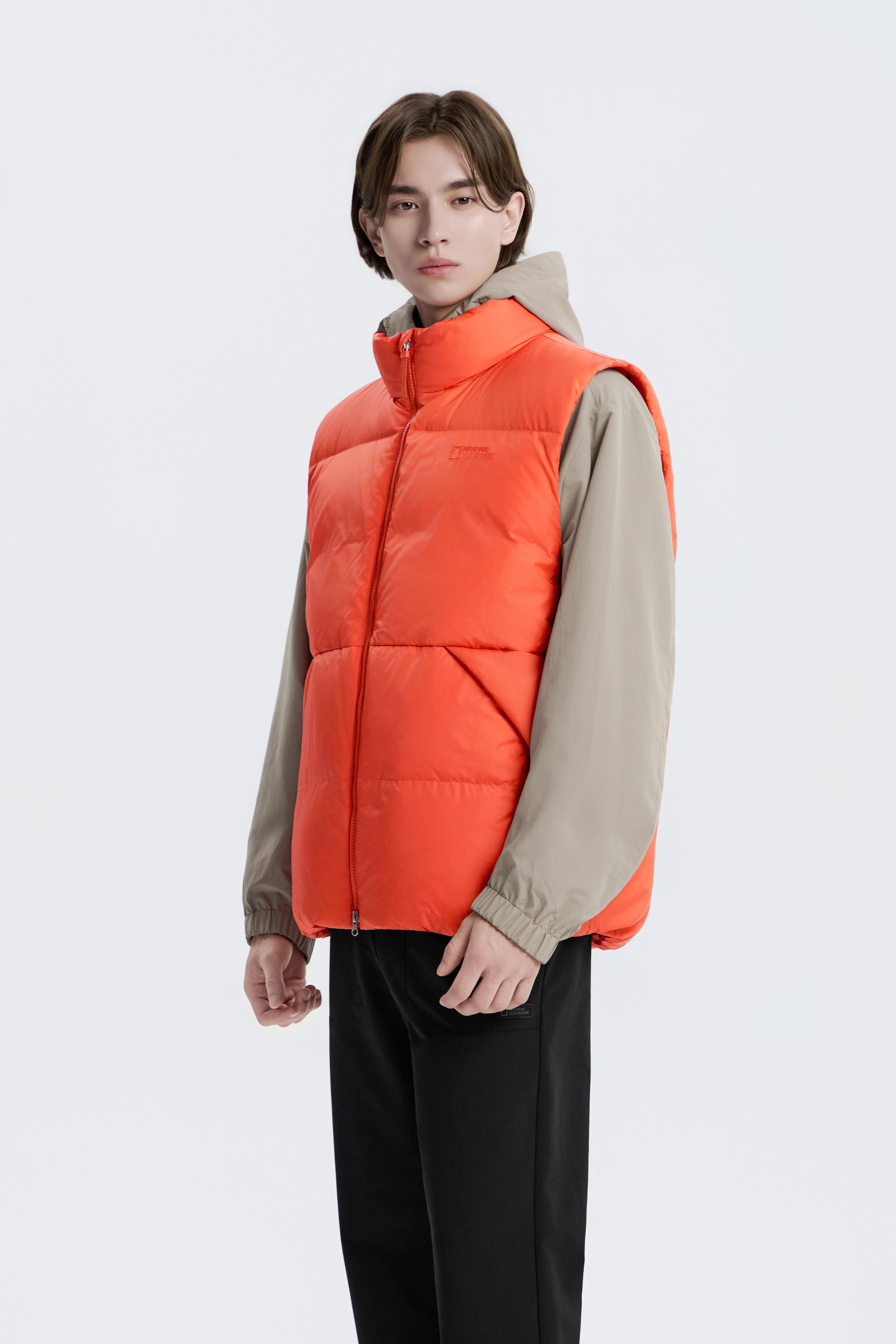 Unisex Eira High-Neck Puffer Goose Down Vest