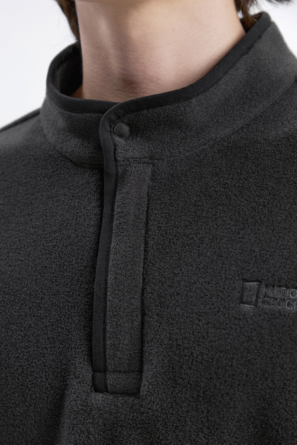 Unisex [Polartec] Naos Half-Zip Sweatshirt- Black