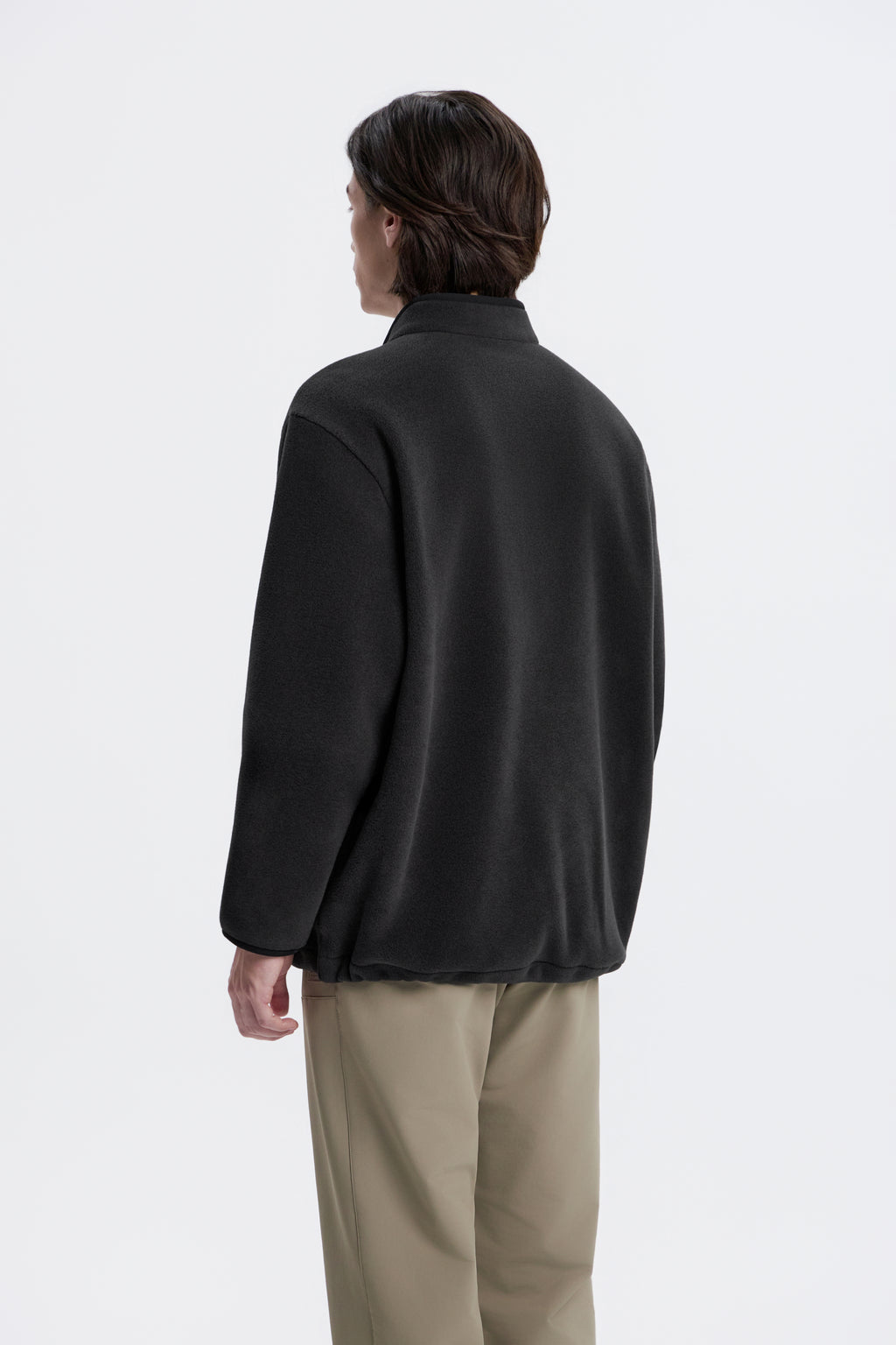 Unisex [Polartec] Naos Half-Zip Sweatshirt- Black