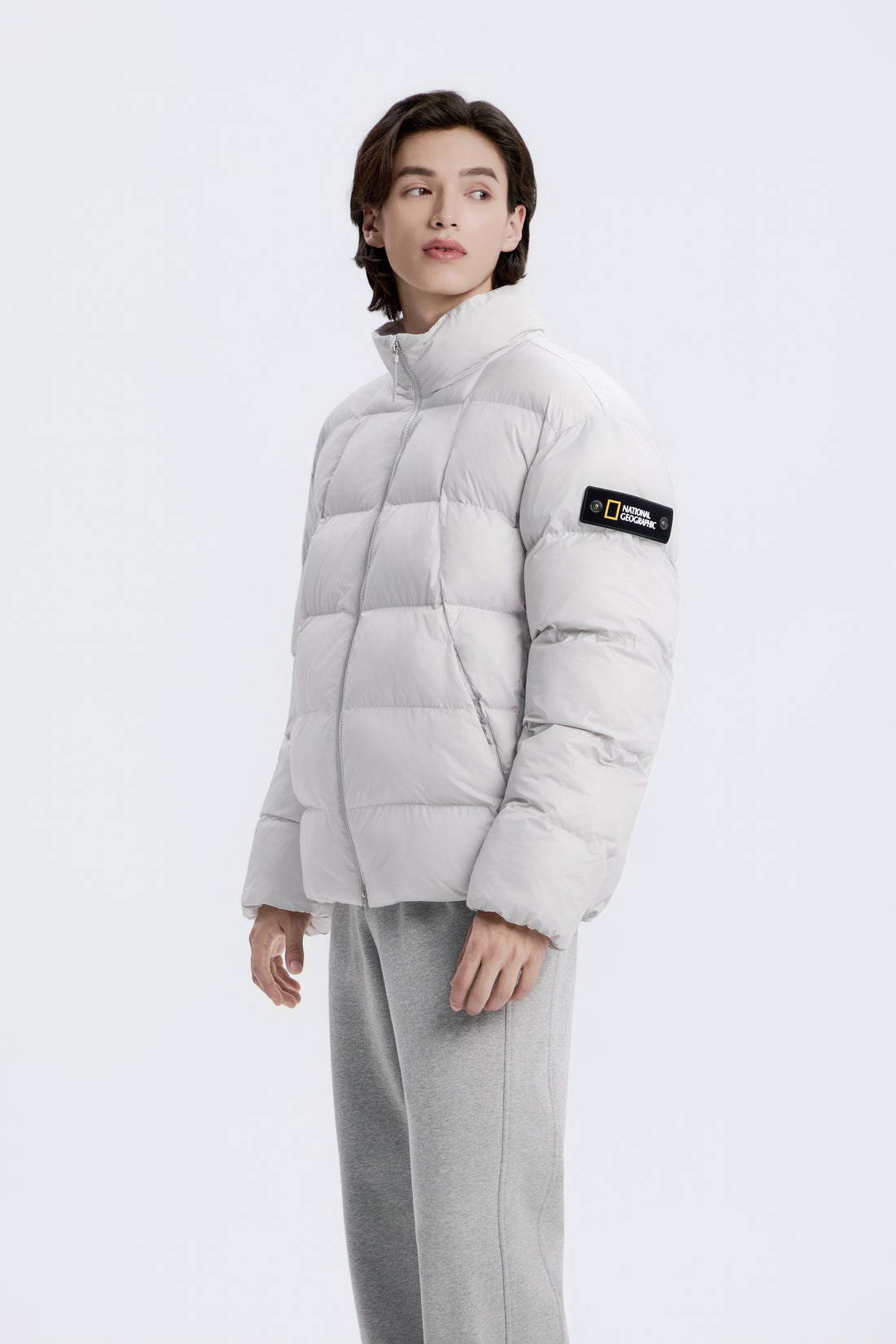 UNISEX AUROCHS PUFFER JACKET-L/GREY