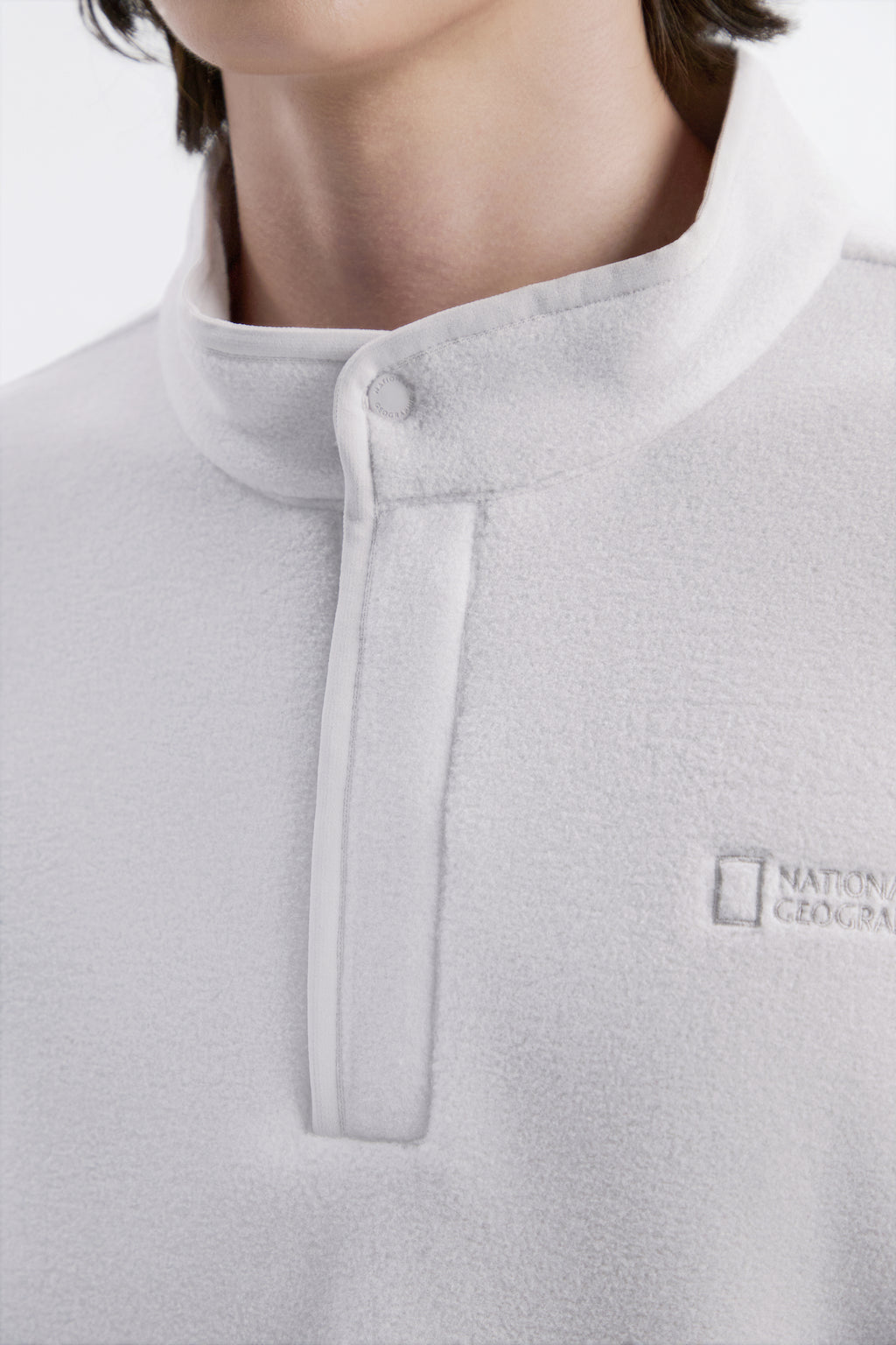 Unisex [Polartec] Naos Half-Zip Sweatshirt- L/Grey