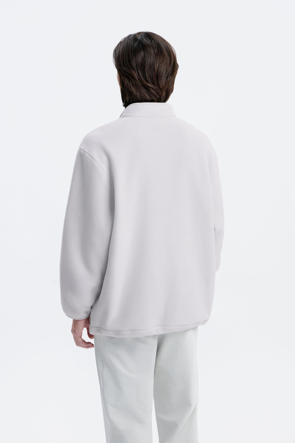 Unisex [Polartec] Naos Half-Zip Sweatshirt- L/Grey