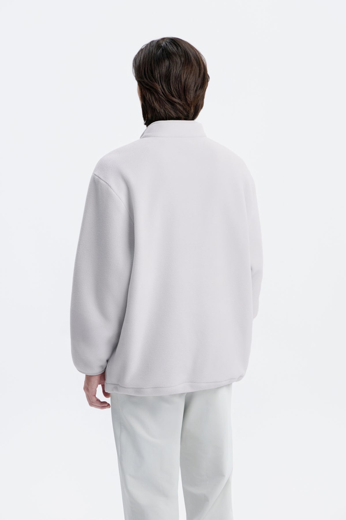 Unisex [Polartec] Naos Half-Zip Sweatshirt- L/Grey