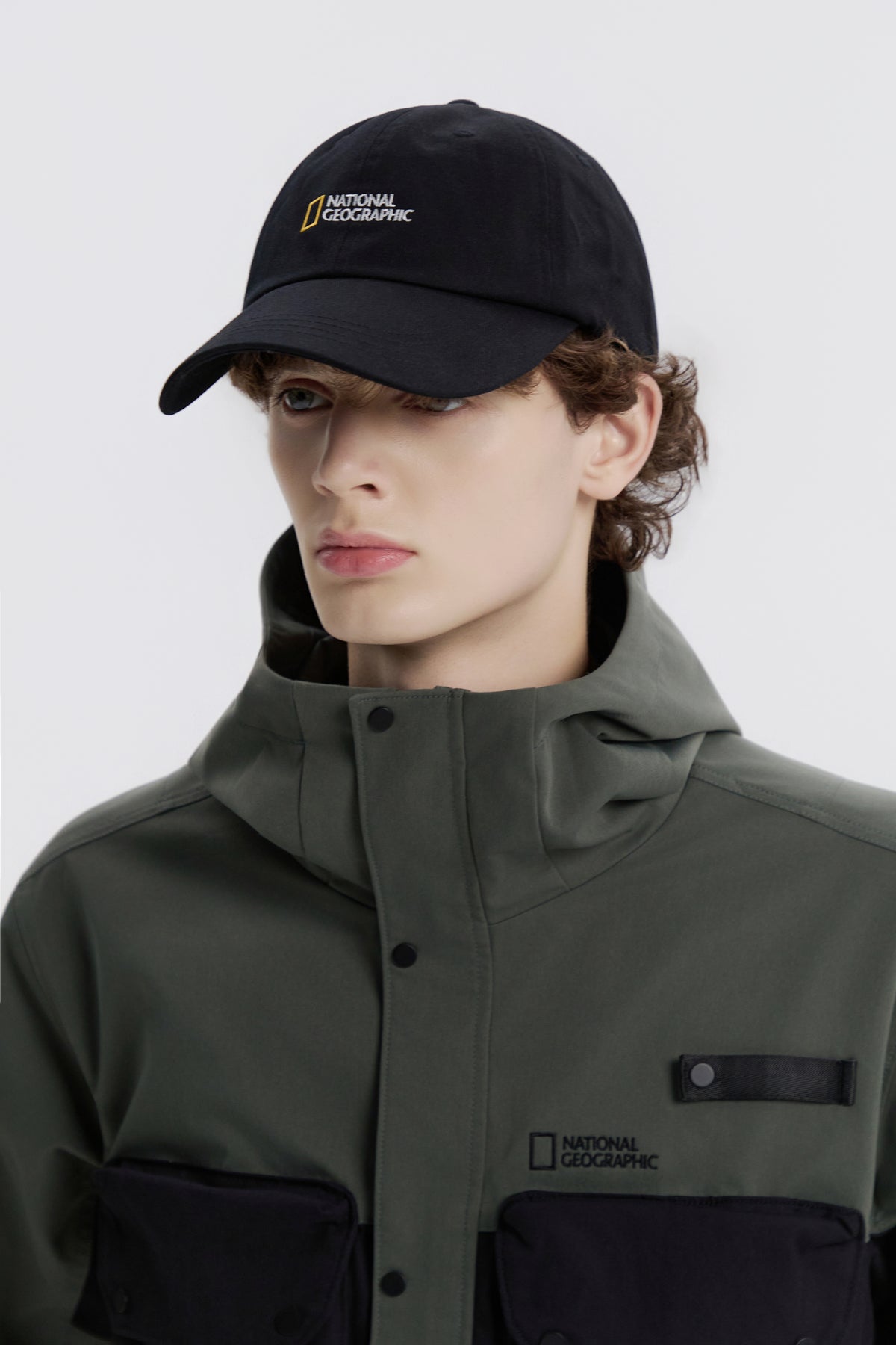 Unisex Small Logo Cap- Black