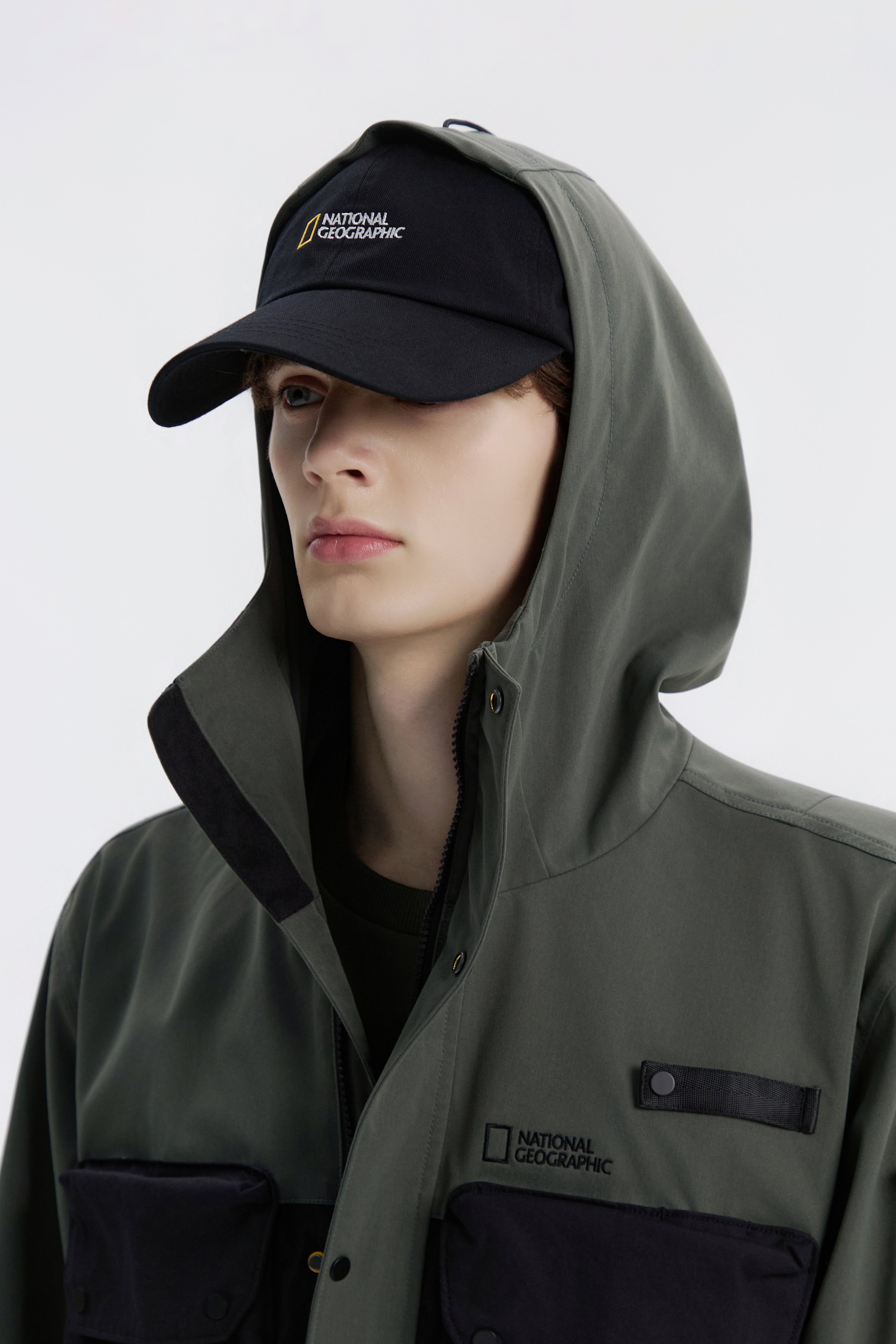 Unisex Small Logo Cap- Black