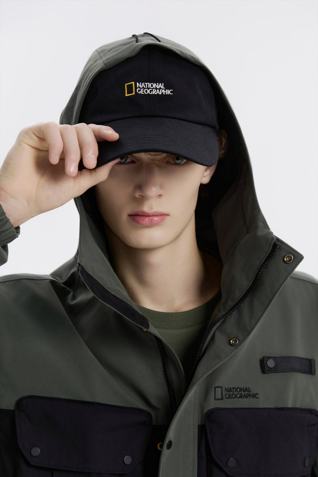 Unisex Small Logo Cap- Black