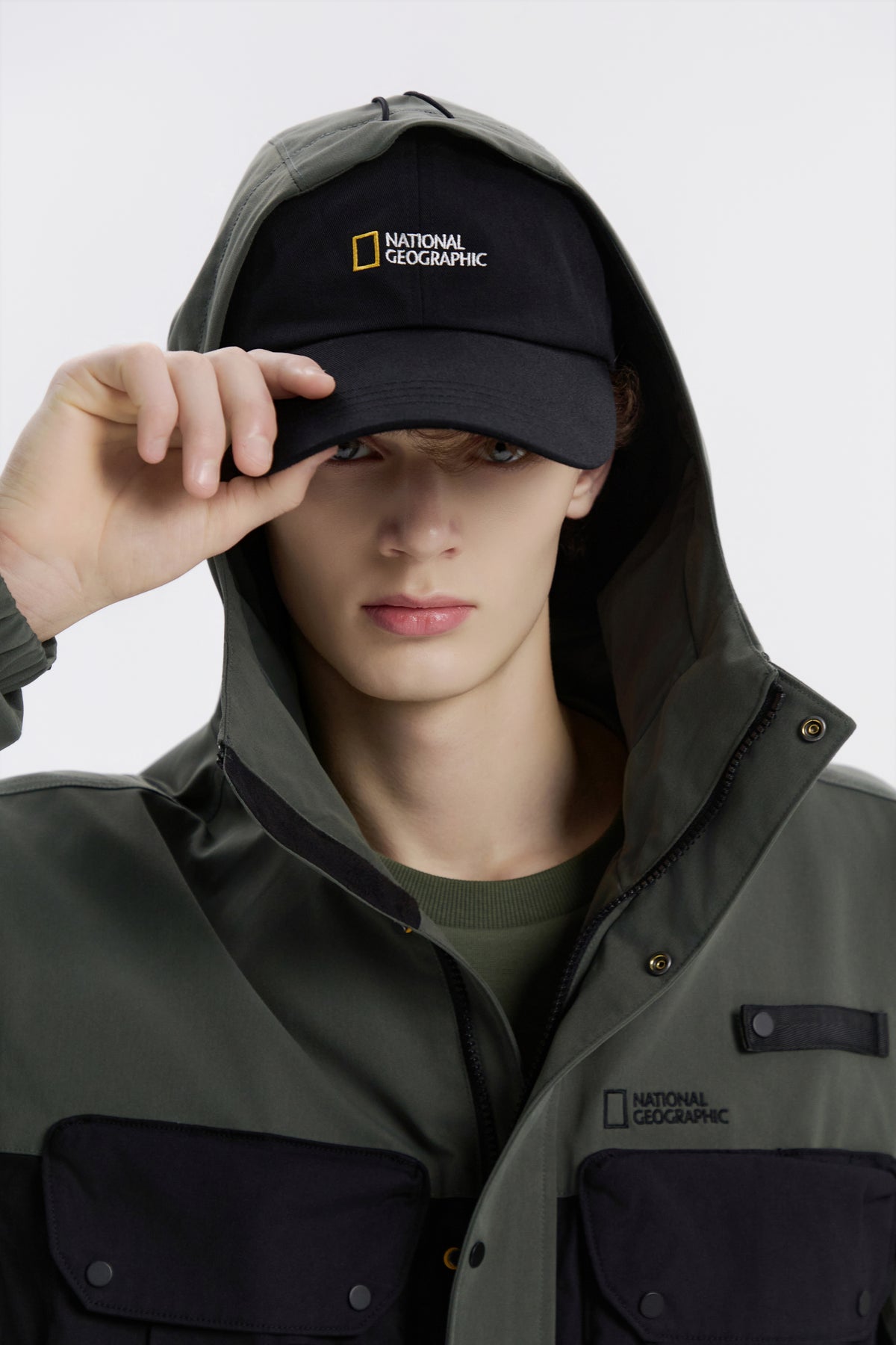 Unisex Small Logo Cap- Black