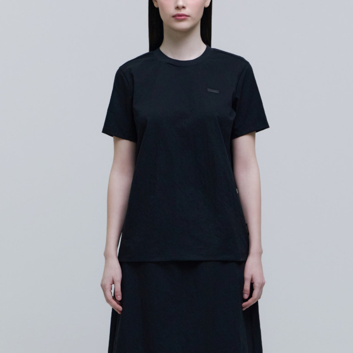 Women'S Micro Airdot Basic Fit T-Shirt- Carbon Black