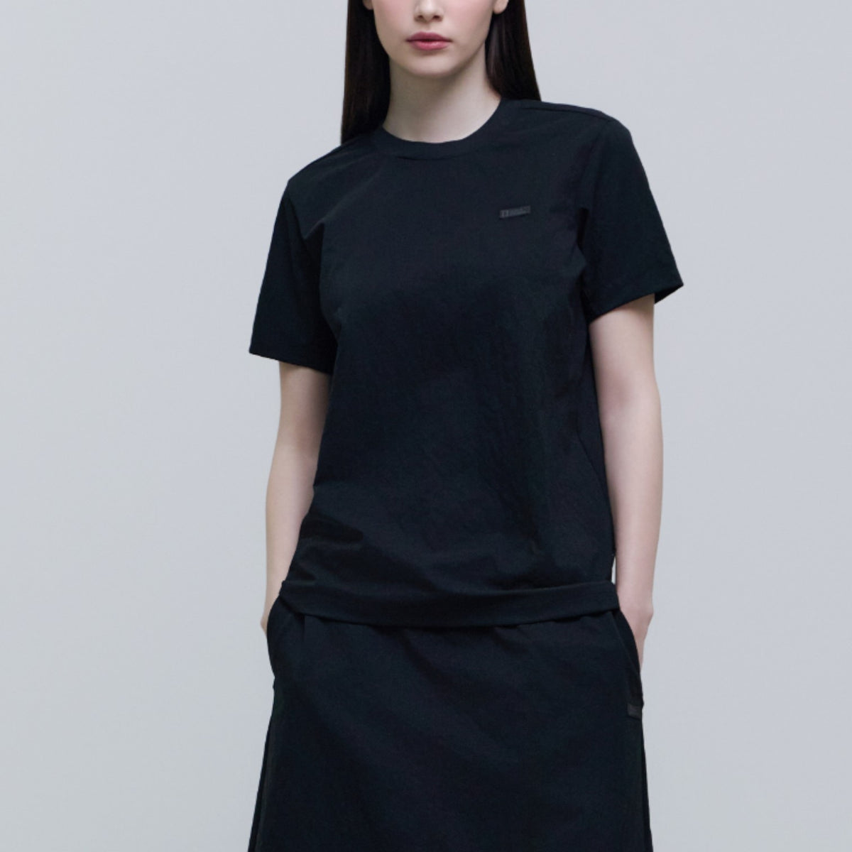Women'S Micro Airdot Basic Fit T-Shirt- Carbon Black
