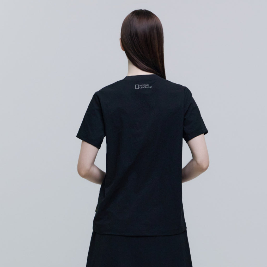 Women'S Micro Airdot Basic Fit T-Shirt- Carbon Black