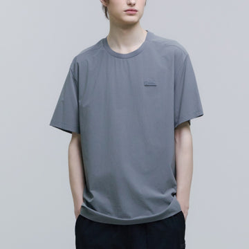 MEN'S AIRDOT FUNCTIONAL BASIC FIT HALF SLEEVE T-SHIRT- IRON GREY
