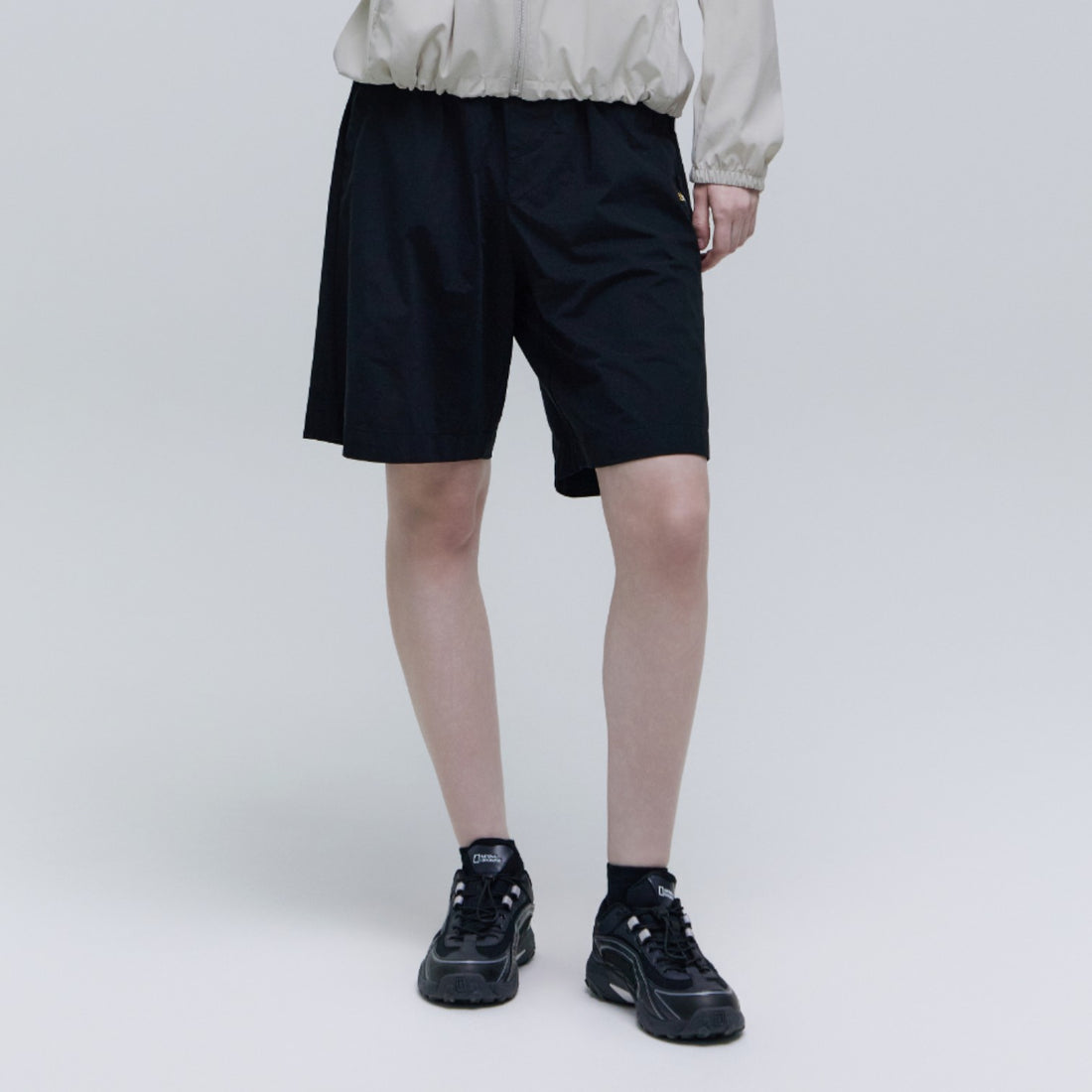 WOMEN'S FROZEN CUBE BOARD SHORTS- CARBON BLACK